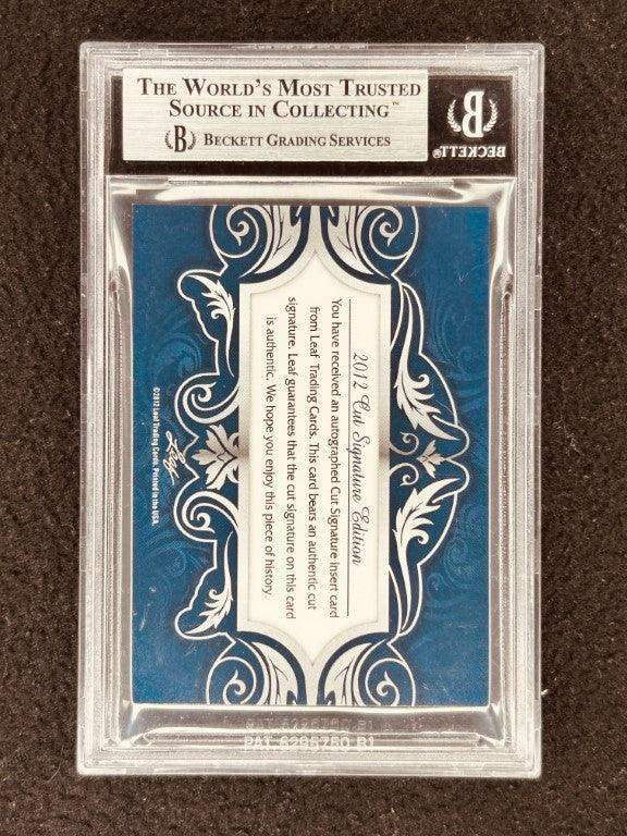 Chris Berman 2012 Leaf Cut Signature Edition certified autograph card 1/1 ESPN - AutographsForSale.com