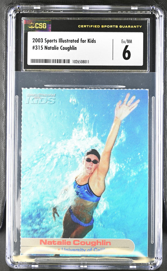 Natalie Coughlin 2003 SI for Kids swimming RC CSG 6 - AutographsForSale.com