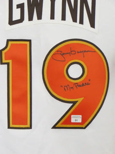 Tony Gwynn signed 1984 Padres Mitchell & Ness jersey with Mr Padre JSA - AutographsForSale.com