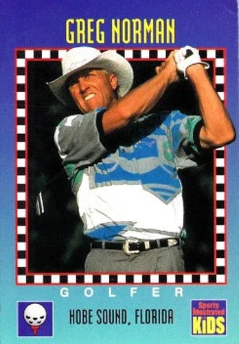 Greg Norman 1994 Sports Illustrated for Kids golf card - AutographsForSale.com