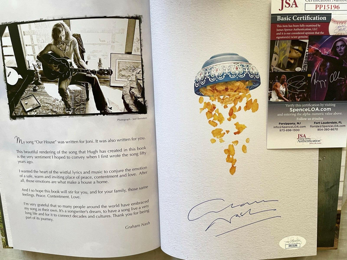 Graham Nash autographed Our House hardcover book JSA - AutographsForSale.com