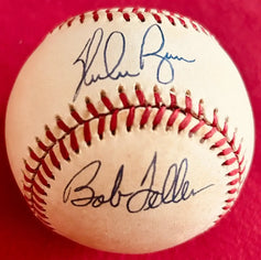 Sandy Koufax Nolan Ryan Bob Feller signed AL baseball (Score Board) - AutographsForSale.com