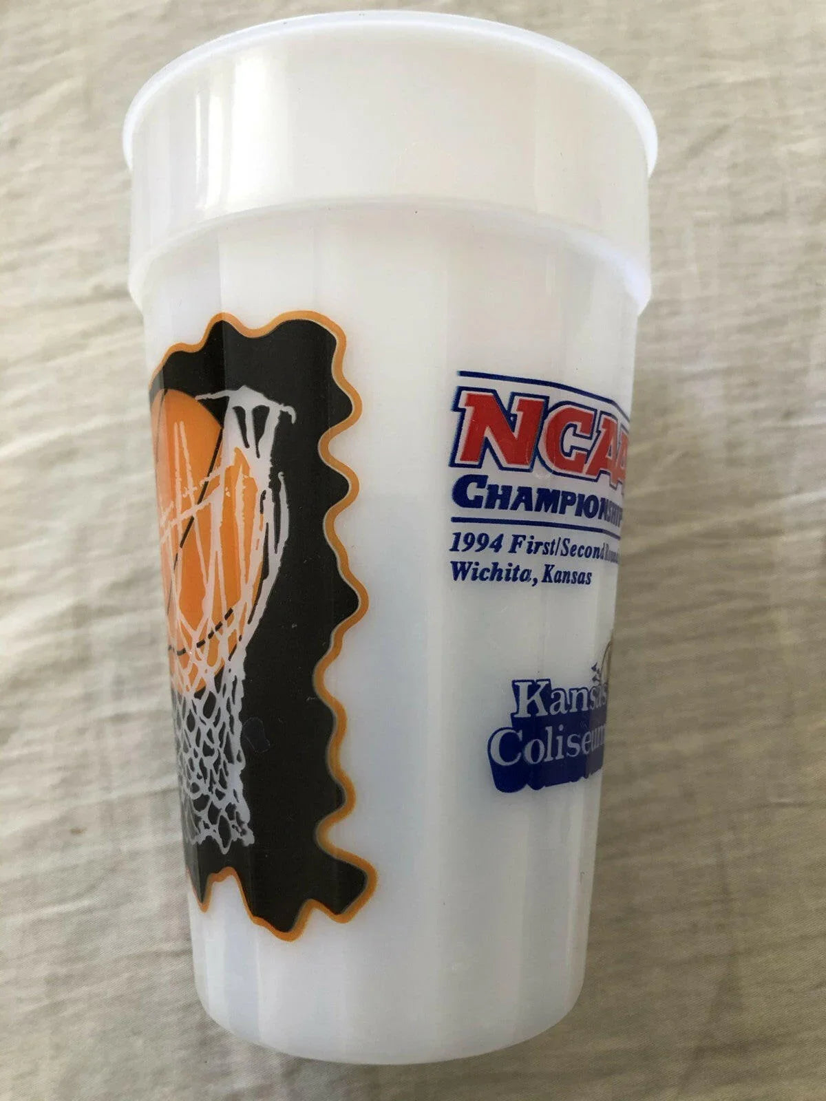 1994 NCAA tournament 1st & 2nd round Wichita plastic cup - AutographsForSale.com