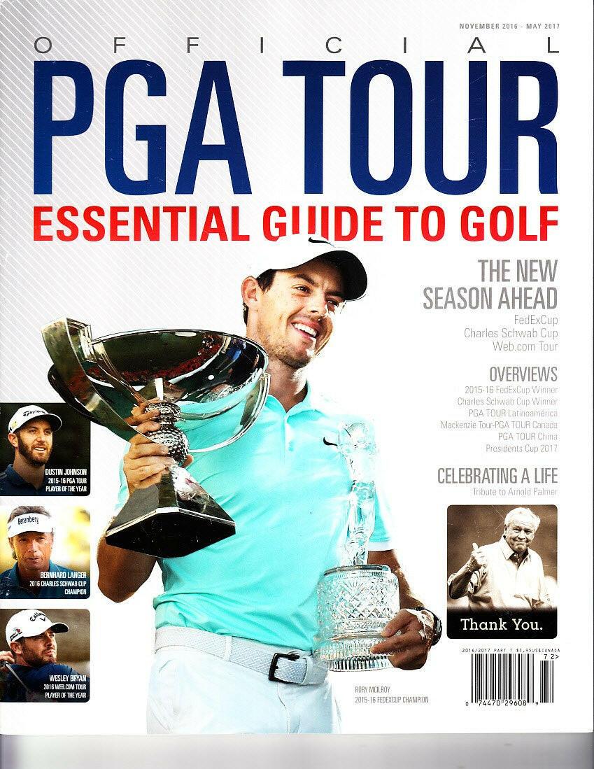 Rory McIlroy 2016 2017 PGA Tour Essential Guide to golf magazine - AutographsForSale.com
