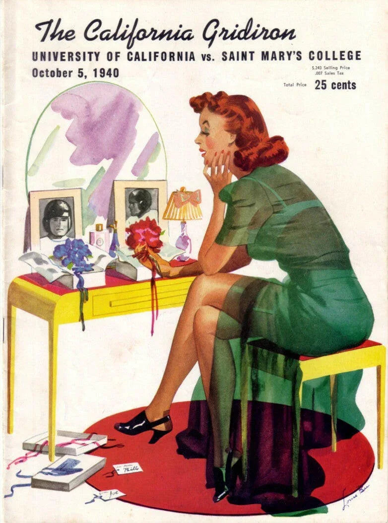 1940 Cal Bears vs St. Mary's college football game program - AutographsForSale.com