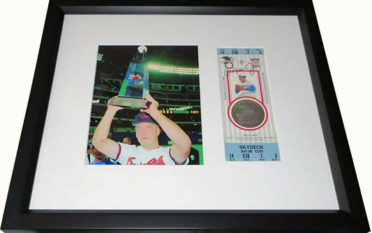 Cal Ripken signed 1991 All-Star ticket framed photo JSA - AutographsForSale.com