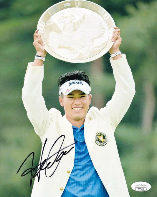 Hideki Matsuyama signed 2013 Fujisankei Classic 8x10 golf photo JSA - AutographsForSale.com