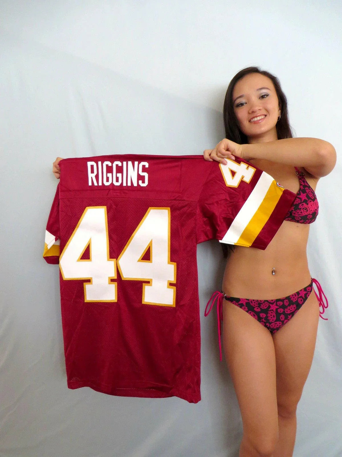 John Riggins Washington Redskins Champion stitched burgundy jersey NEW - AutographsForSale.com