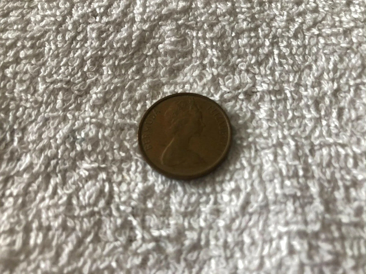1978 Bermuda One Cent Coin Penny - AutographsForSale.com