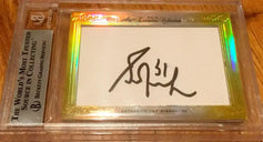Wayne Gretzky and Grant Fuhr 2014 Leaf Masterpiece Cut Signature certified autograph card 1/1 Edmonton Oilers - AutographsForSale.com
