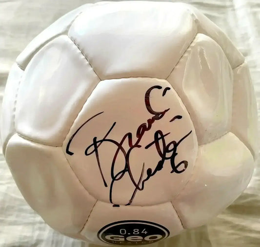 Brandi Chastain autographed Nike Geo size 5 soccer ball JSA - AutographsForSale.com