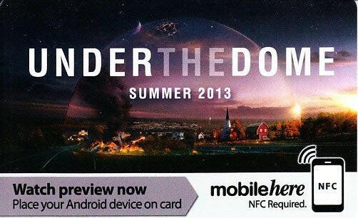 Under Dome 2013 SDCC CBS plastic promo card - AutographsForSale.com