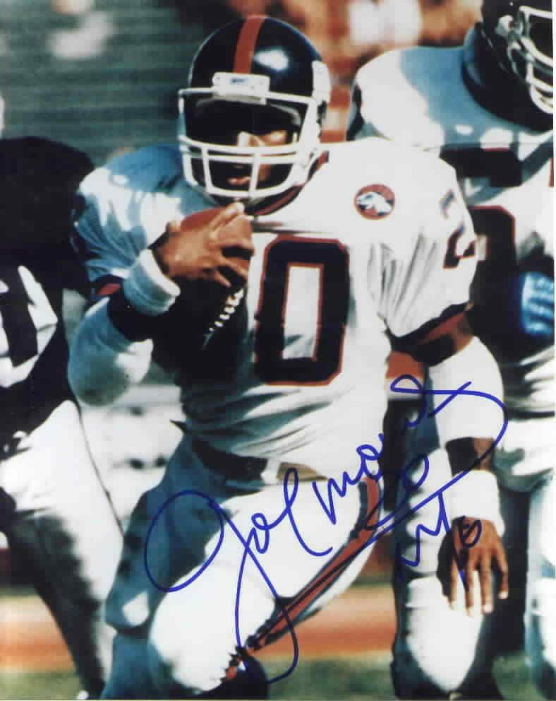 Joe Morris autographed New York Giants 8x10 photo - AutographsForSale.com