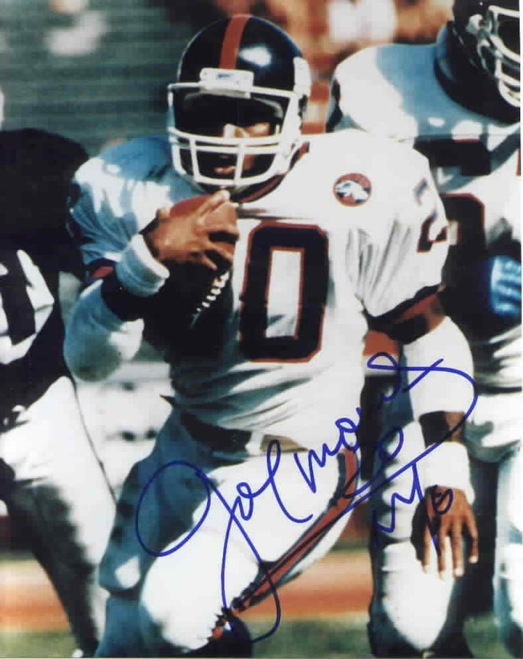 Joe Morris autographed New York Giants 8x10 photo - AutographsForSale.com