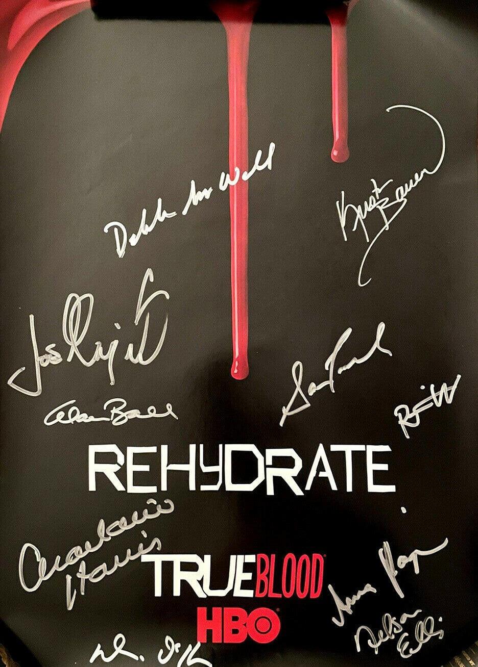 True Blood cast signed 2010 SDCC poster Anna Paquin Nelsan Ellis Sam Trammell JSA - AutographsForSale.com