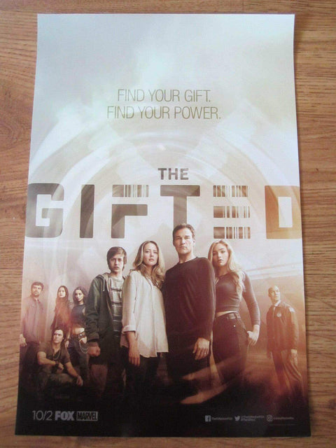 Gifted 2017 SDCC Fox 11x17 poster Stephen Moyer Amy Acker - AutographsForSale.com