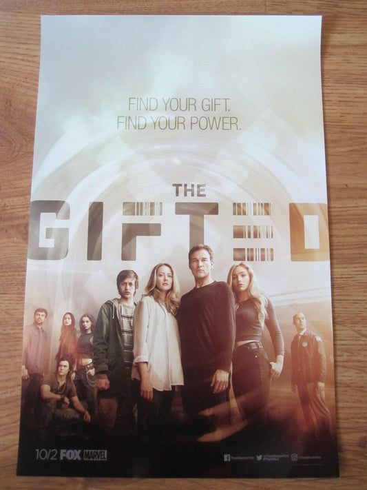 Gifted 2017 SDCC Fox 11x17 poster Stephen Moyer Amy Acker - AutographsForSale.com