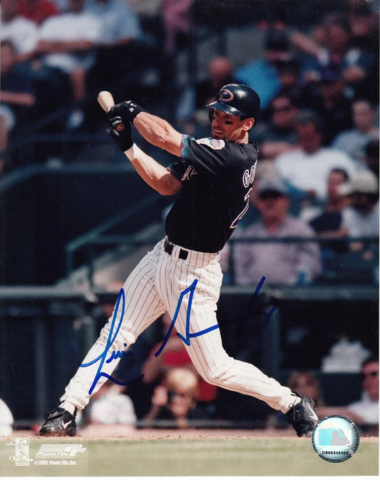 Luis Gonzalez signed Arizona Diamondbacks 8x10 action photo - AutographsForSale.com