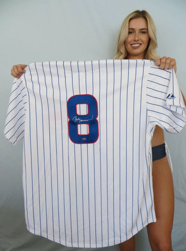 Andre Dawson signed Chicago Cubs Majestic home jersey GTSM - AutographsForSale.com