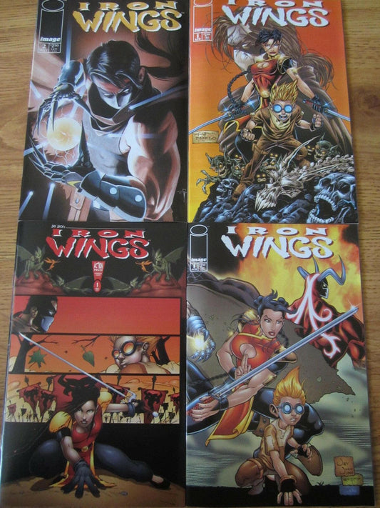 4 Iron Wings 1999 Action Press 2000 Image comic books Issues - AutographsForSale.com