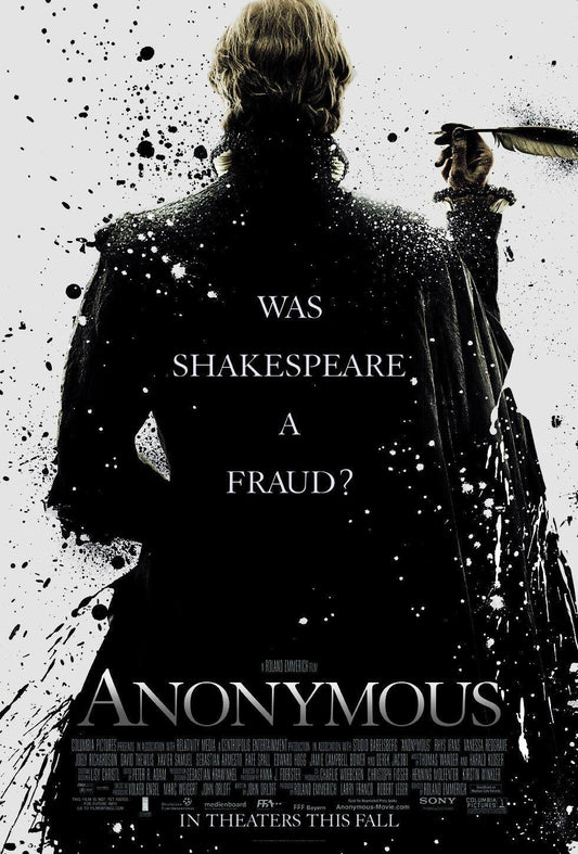Anonymous 2011 mini movie poster - AutographsForSale.com