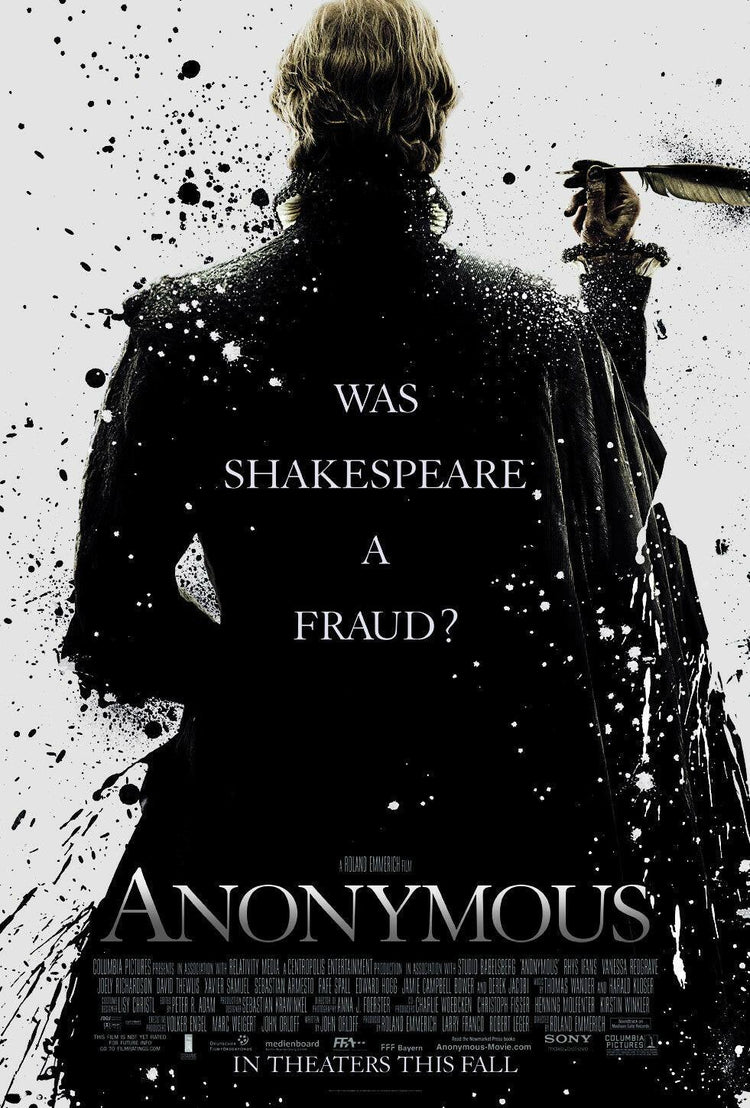 Anonymous 2011 mini movie poster - AutographsForSale.com