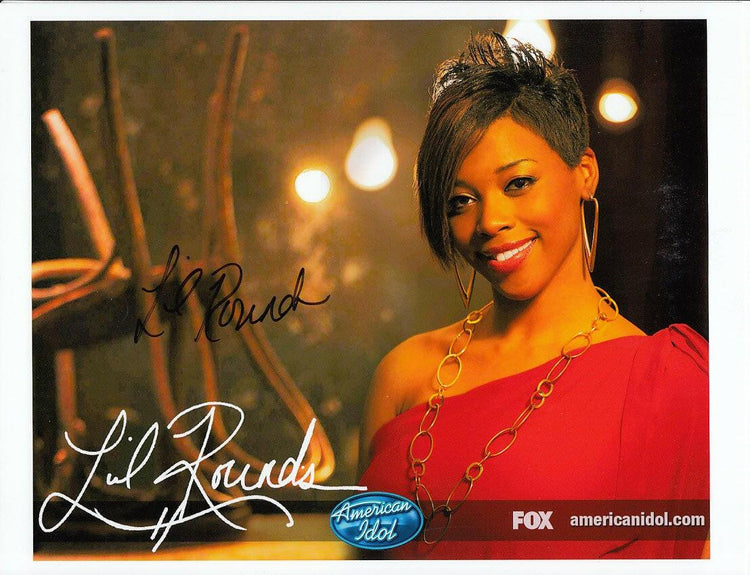 Lil Rounds autographed 2009 American Idol 8x10 photo - AutographsForSale.com