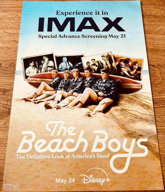 The Beach Boys IMAX Disney Movie 2024 mini 13x19 poster - AutographsForSale.com