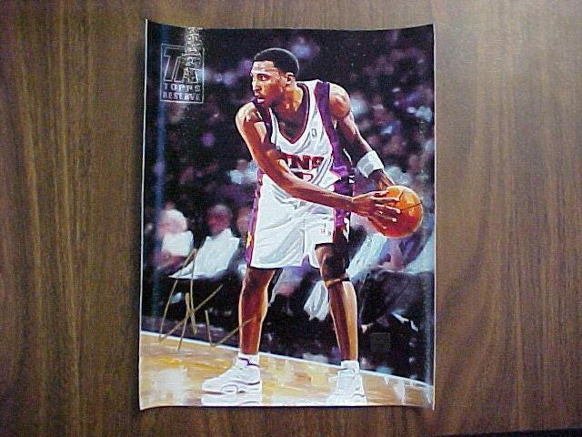 Shawn Marion certified signed Phoenix Suns 2000-01 Topps Reserve 8x10 canvas art - AutographsForSale.com