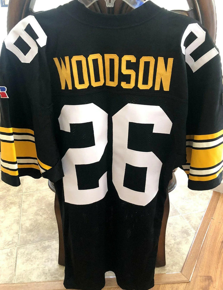 Rod Woodson Steelers 1991 Russell Athletic black jersey - AutographsForSale.com