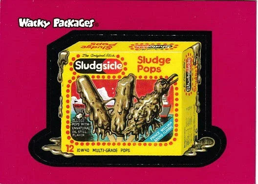 Wacky Packages Sludgsicle Sludge Pops 2004 Topps Series 1 sticker card - AutographsForSale.com