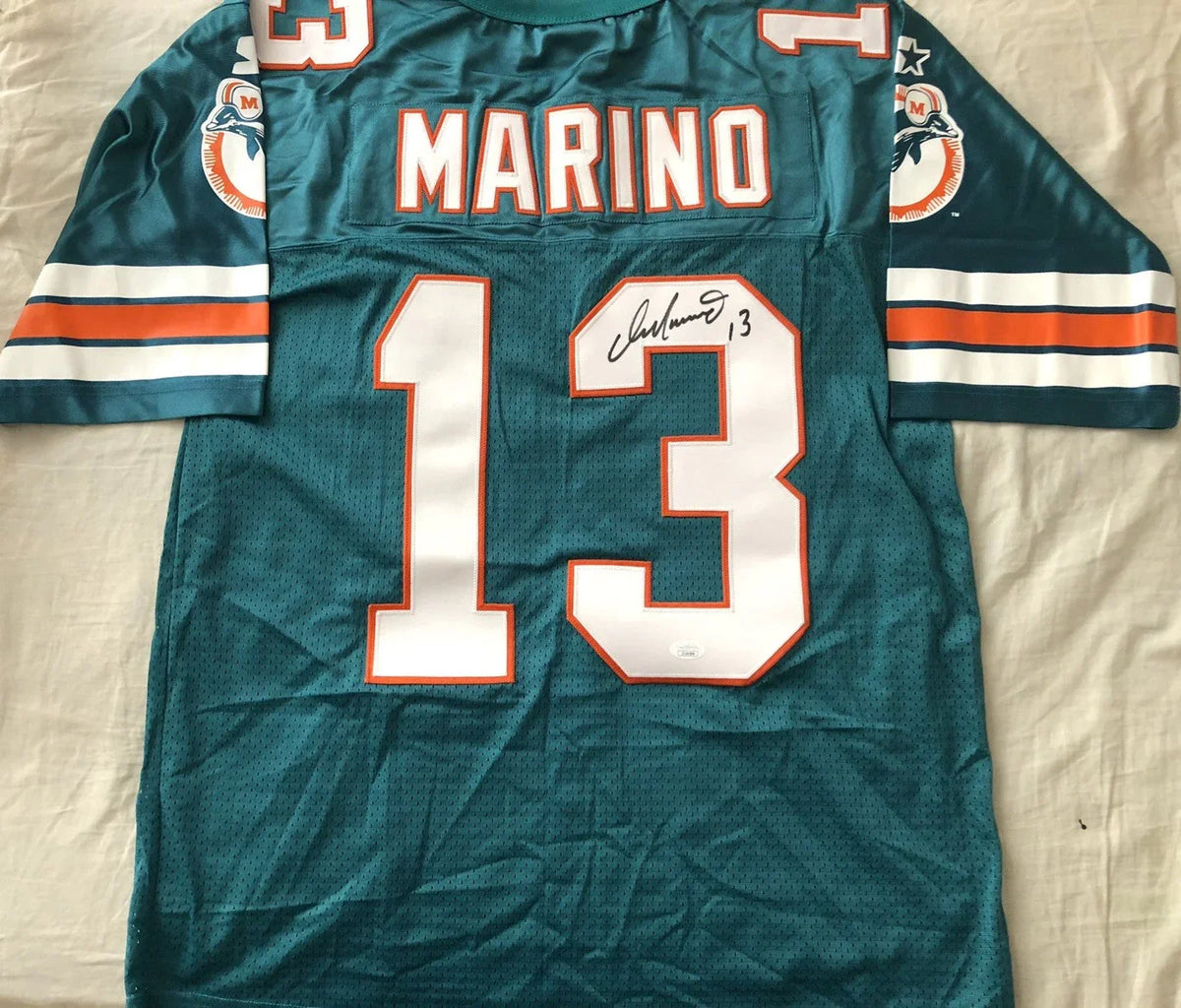 Dan Marino signed Dolphins 1995 1996 Starter jersey JSA - AutographsForSale.com