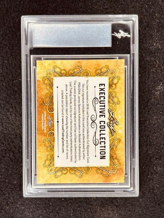 Tara Reid 2018 Leaf Masterpiece Cut Signature certified signed card 1/1 JSA - AutographsForSale.com