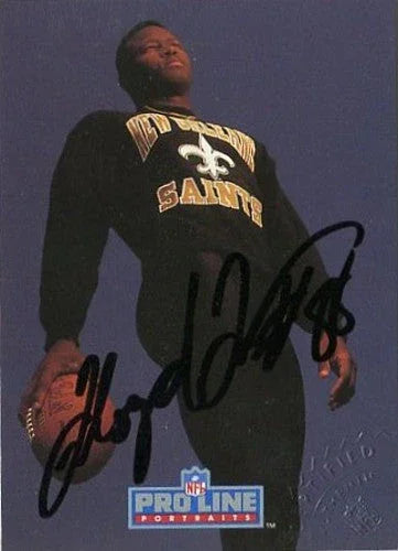 Floyd Turner certified autograph Saints 1992 Pro Line card - AutographsForSale.com