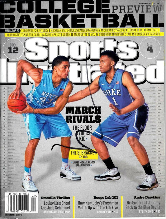 Jabari Parker signed Duke Blue Devils 2013 Sports Illustrated - AutographsForSale.com