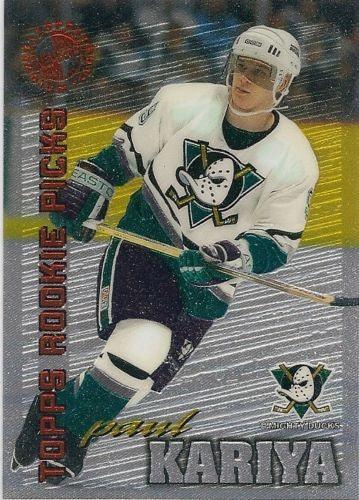 Paul Kariya Anaheim Mighty Ducks 1995 Stadium Club Members Only card - AutographsForSale.com