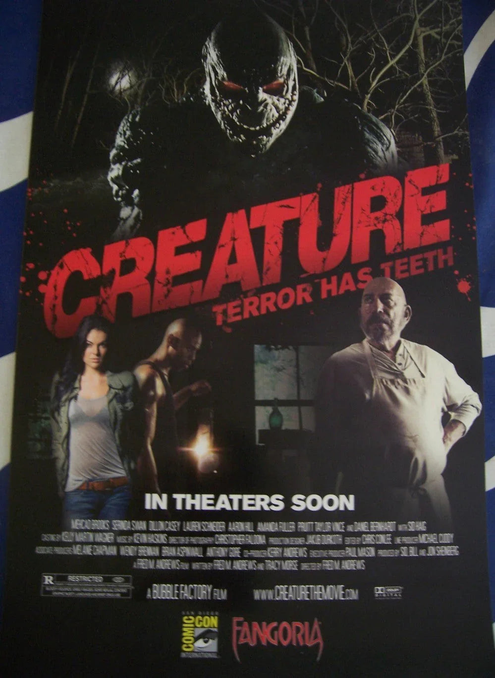 Creature movie 2011 Comic-Con poster Sid Haig - AutographsForSale.com