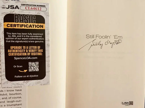 Billy Crystal autographed Still Foolin' 'Em 1st edition book JSA - AutographsForSale.com