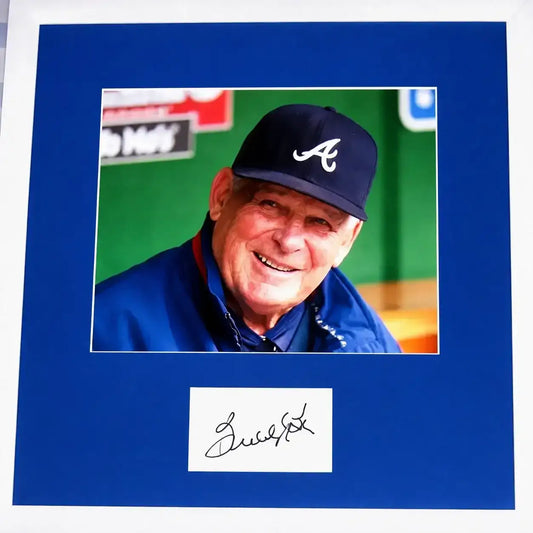 Bobby Cox autograph custom framed w/ Atlanta Braves 8x10 photo JSA - AutographsForSale.com