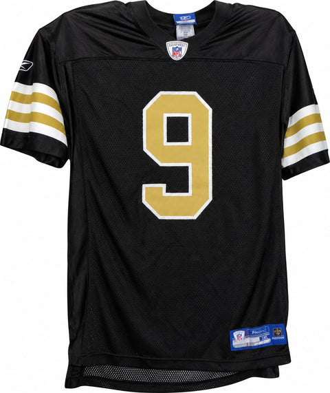 Drew Brees New Orleans Saints 2011 Reebok black jersey - AutographsForSale.com