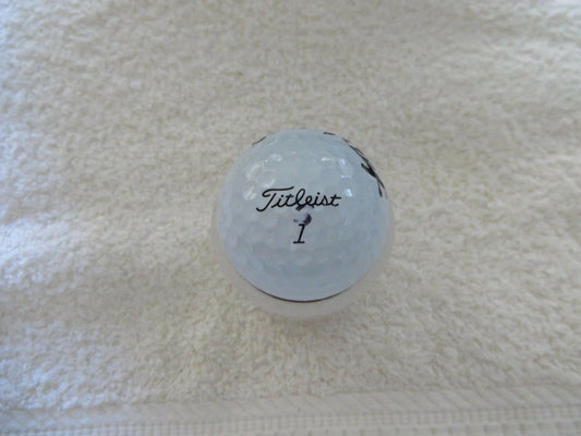 Kyle Reifers signed 2016 Northern Trust Open tournament Used Titleist golf ball - AutographsForSale.com