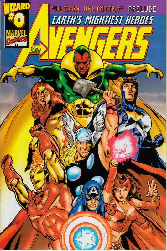 Avengers Ultron Unlimited Prelude 1999 Wizard promo Marvel comic book - AutographsForSale.com