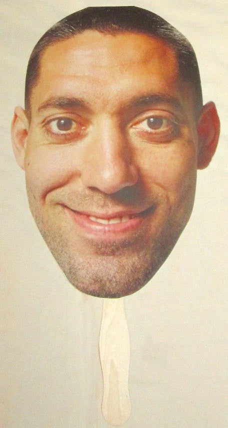 Clint Dempsey face US Soccer promotional cardboard fan - AutographsForSale.com