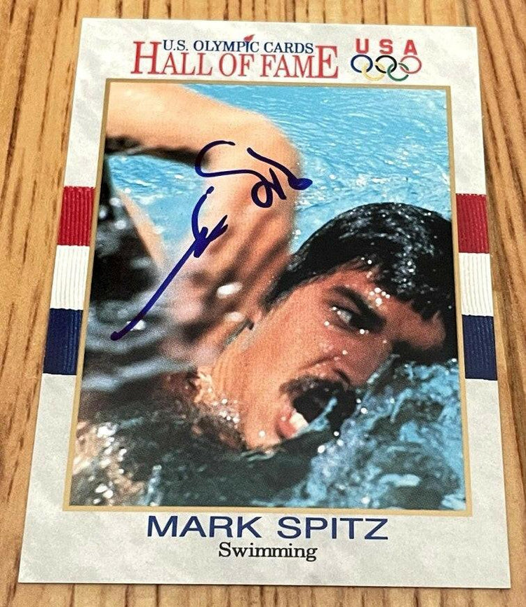 Mark Spitz signed 1991 US Olympic Hall of Fame swimming card - AutographsForSale.com