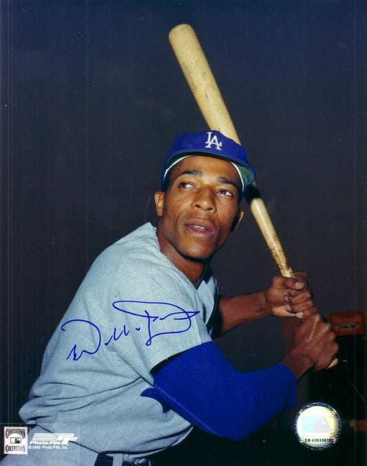 Willie Davis autographed Los Angeles Dodgers 8x10 photo - AutographsForSale.com