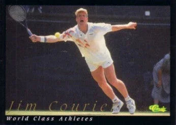 Jim Courier 1992 Classic World Class Athletes tennis card - AutographsForSale.com