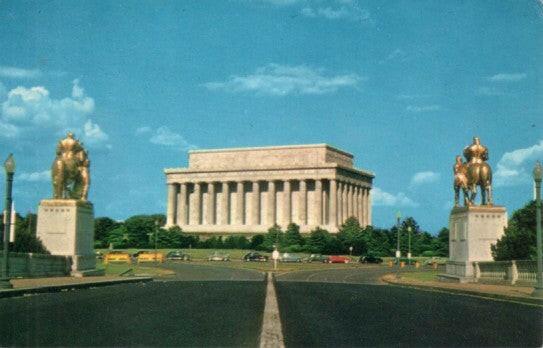 Lincoln Memorial 1960s Prince Lithograph Color postcard - AutographsForSale.com