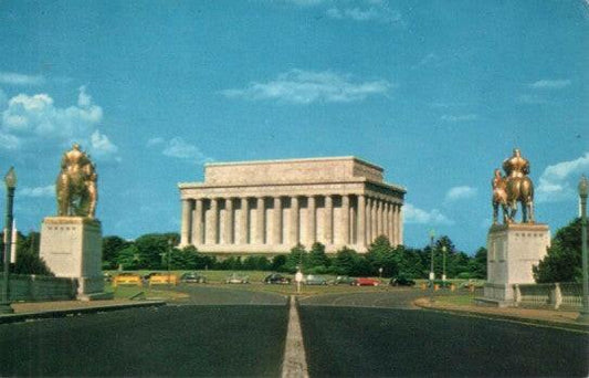 Lincoln Memorial 1960s Prince Lithograph Color postcard - AutographsForSale.com