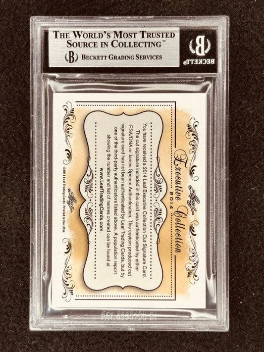 Lawrence Taylor 2014 Leaf Masterpiece Cut Signature certified autograph card 1/1 JSA NY Giants UNC Tar Heels - AutographsForSale.com