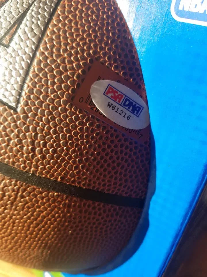 Mike Conley autographed Spalding NBA basketball PSA/DNA Ohio State Timberwolves - AutographsForSale.com